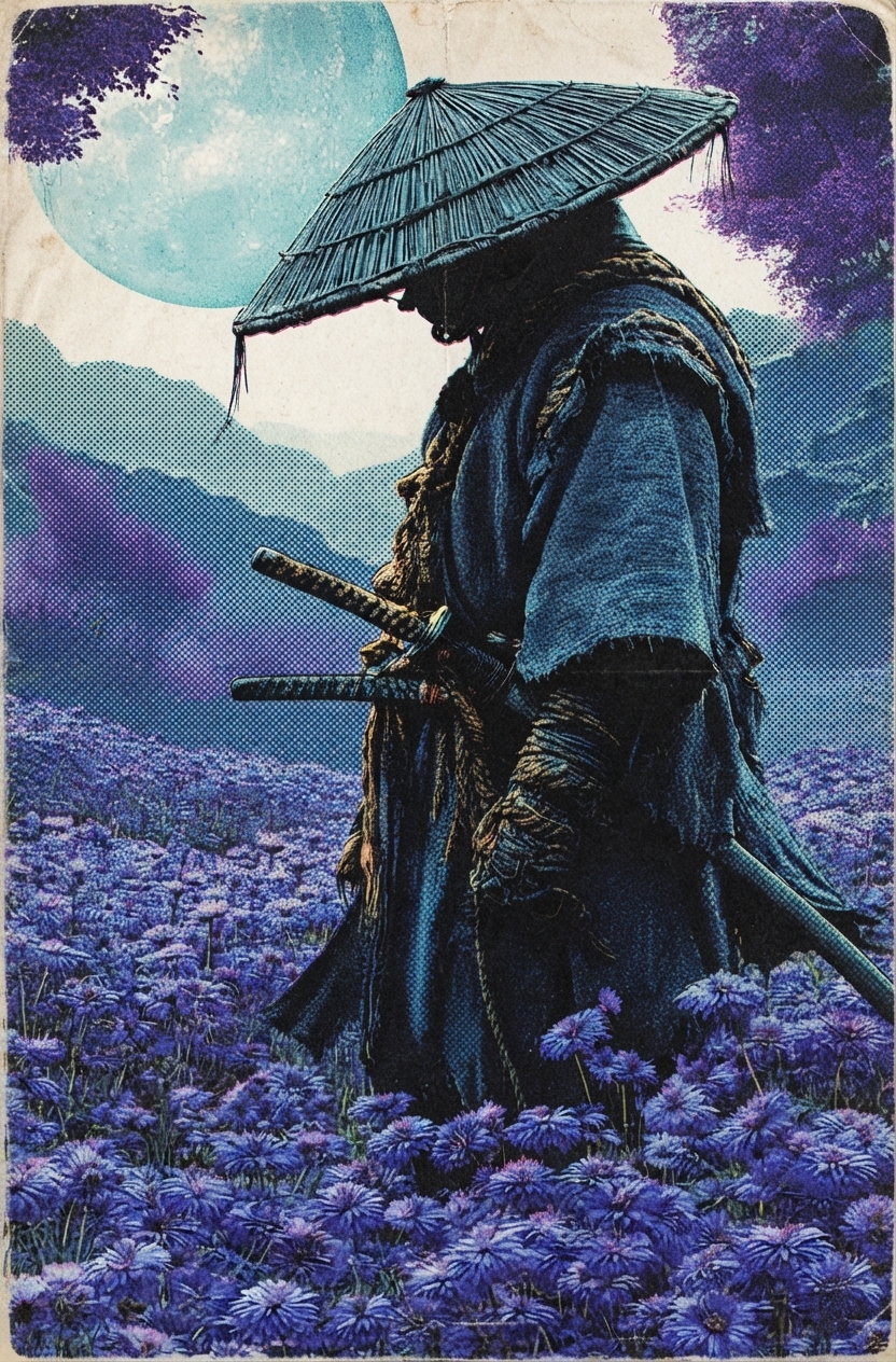 A Man With A Umbrella - Vintage illustration of a man with an umbrella. by Juan Fernando Pacheco