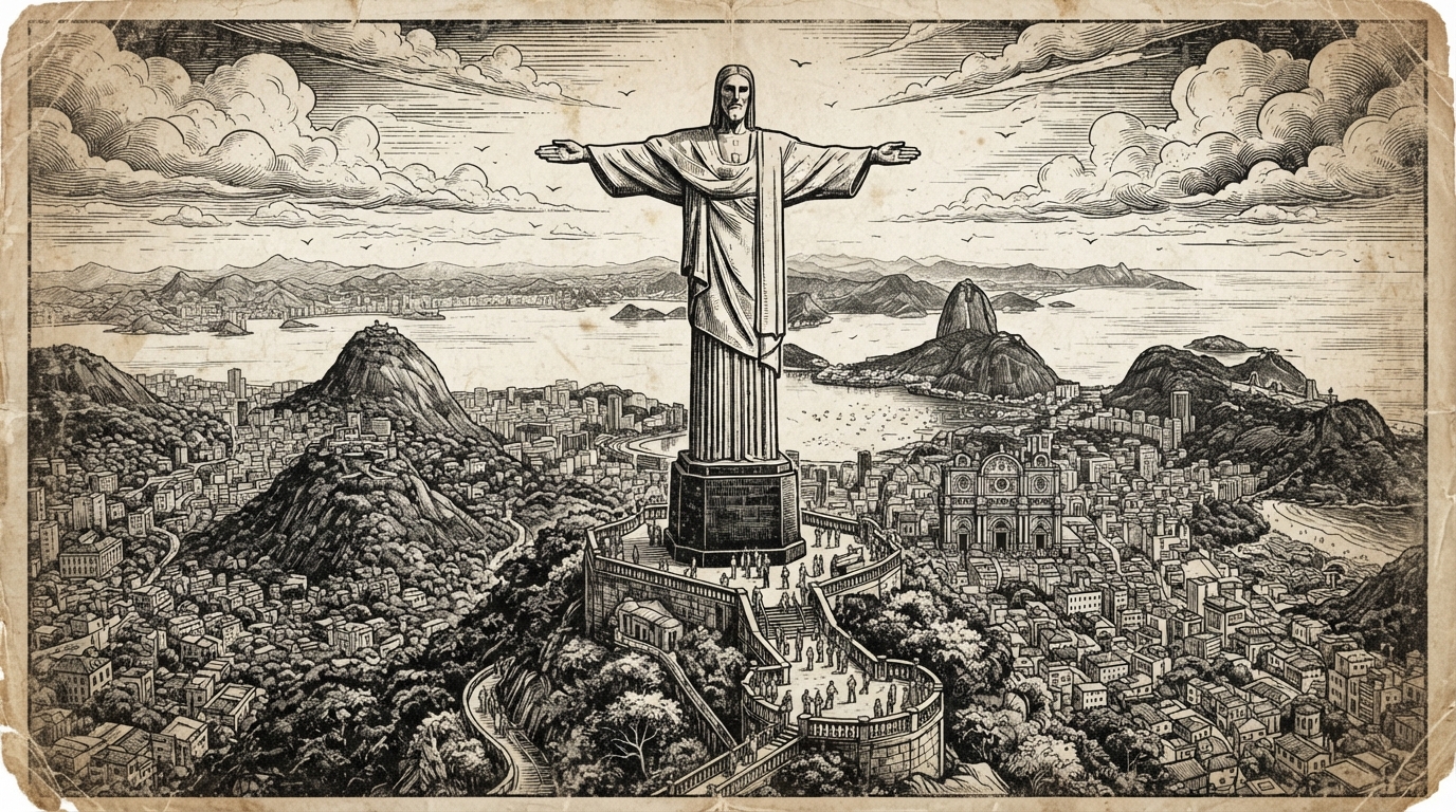 Cristo Redentor Rio De Janeiro Brasil