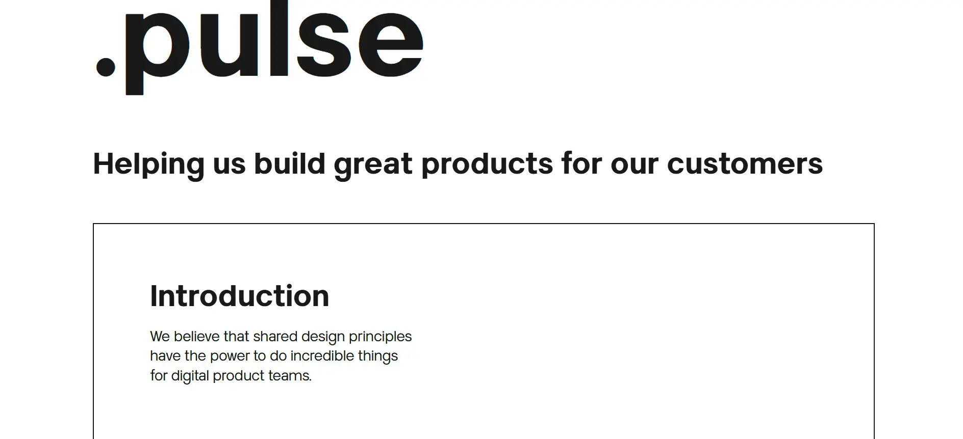 We have created .pulse as the one source of truth for all processes and beliefs inside Heartbeat Agency.