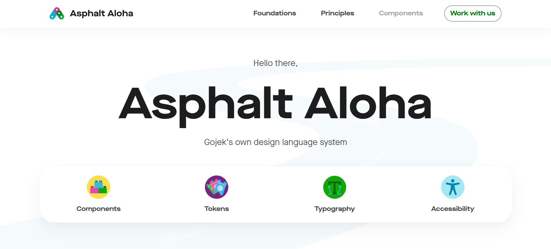 Asphalt Aloha—a design language system that unified Gojek’s ecosystem while preserving its vibrant identity.