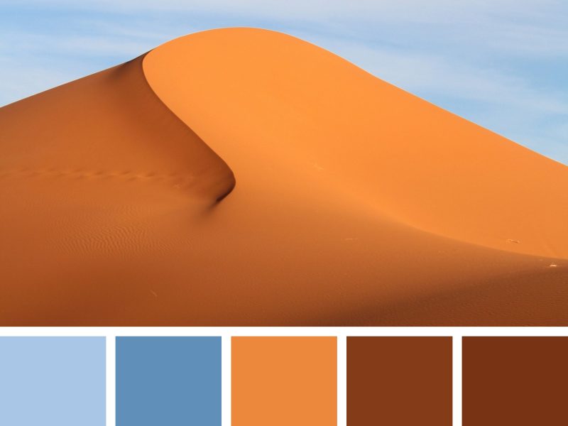 The provided desert image captures precisely this kind of serene and powerful natural setting